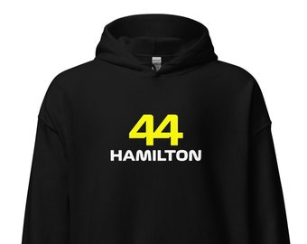 Adults F1 44 Lewis Hamilton 2023 Hoodie Formula 1 Mercedes Men's Women's Hoodie