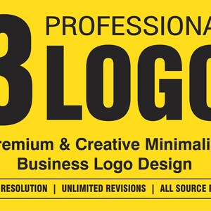 I will Create 3 Professional Business Logos | Premium & Creative Minimalist Business designs.