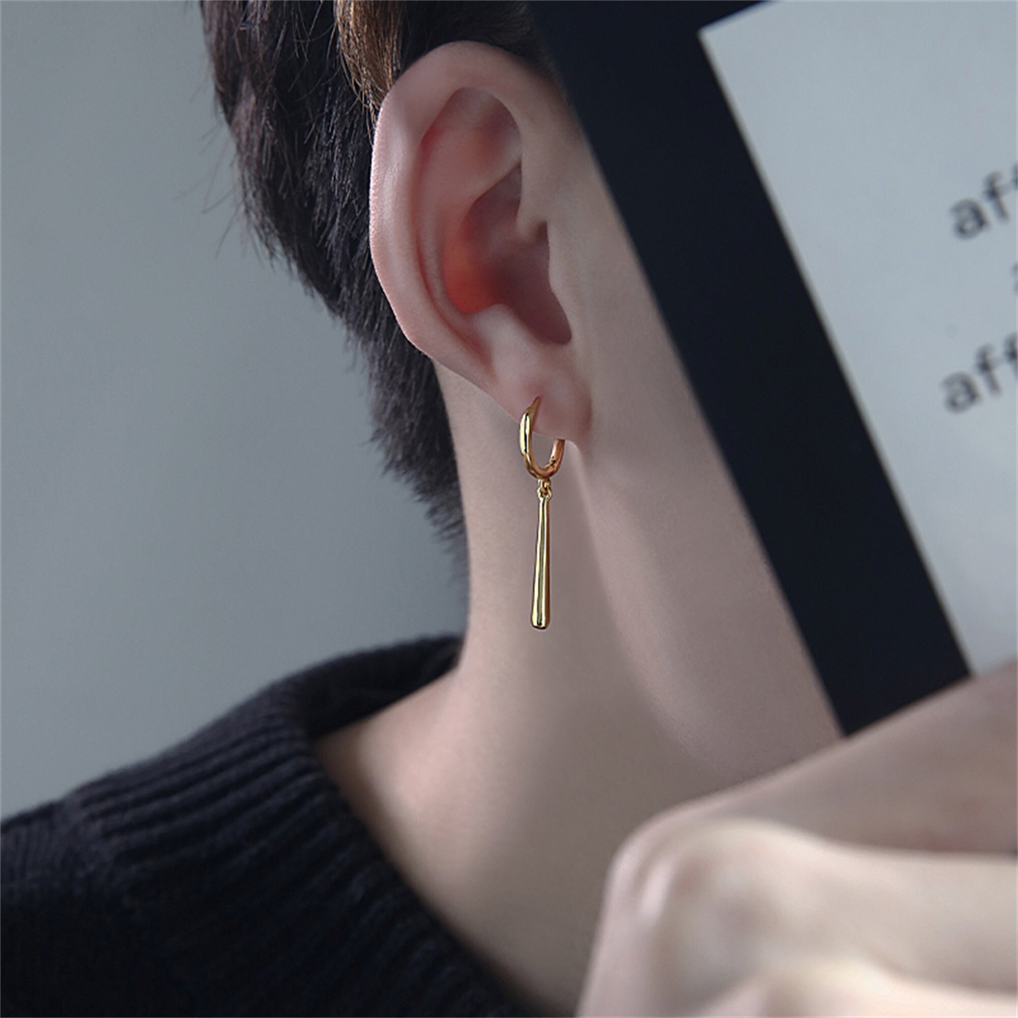 Roronoa Zoro Ohrringe - Anime Cosplay Schmuck Aus Edelstahl Mit 3 Creolen