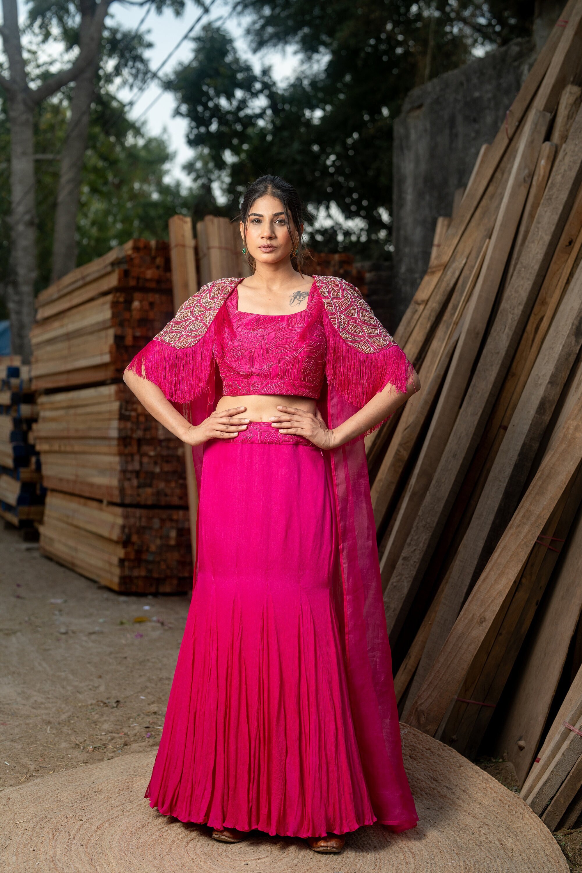 High waist lehenga designs hot sale