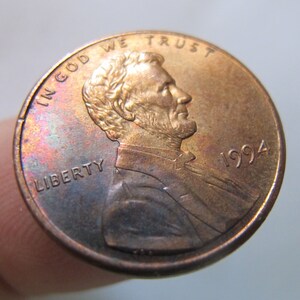 1994 Lincoln memorial penny with die error