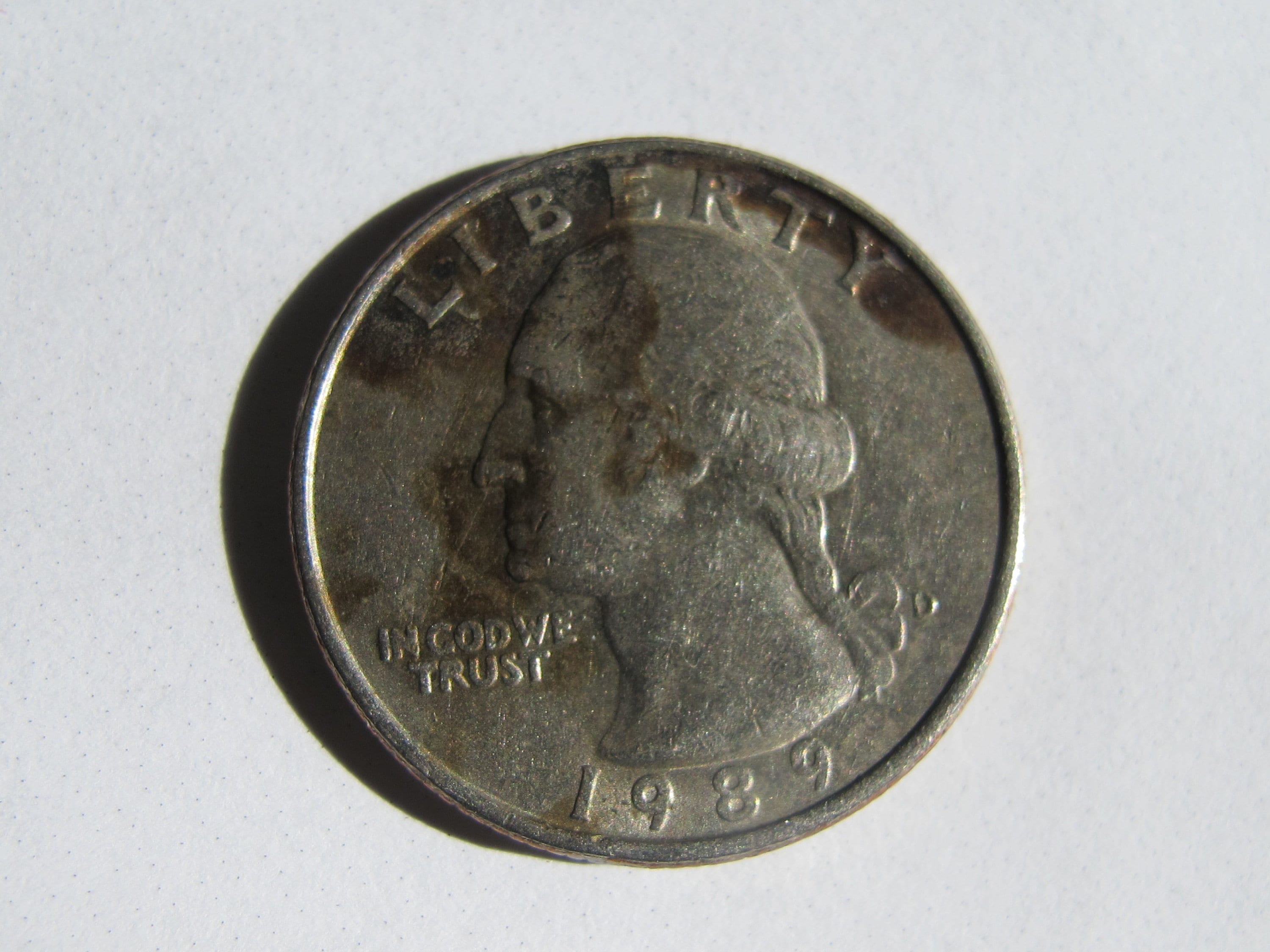 1989 D Washington Quarter Has Die Error That Looks Like - Etsy
