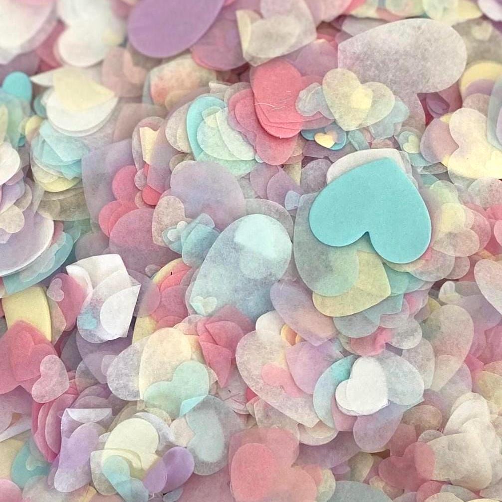 10000 PCS Wedding Confetti White Pink Rose Red Heart Confetti, Paper Confetti 5 | UK