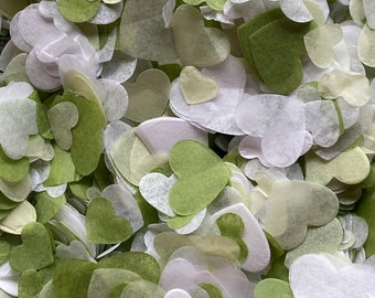 10000+  Mixed Hearts Compressed Wedding Confetti  Biodegradable Tissue Paper