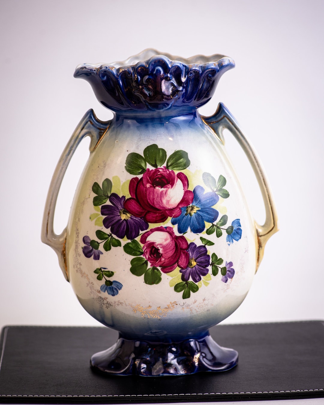 Vintage Monarch Porcelain 10 Vase by Limoges France Etsy