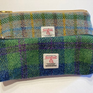 Harris Tweed Zipper Bag/Pencil Case