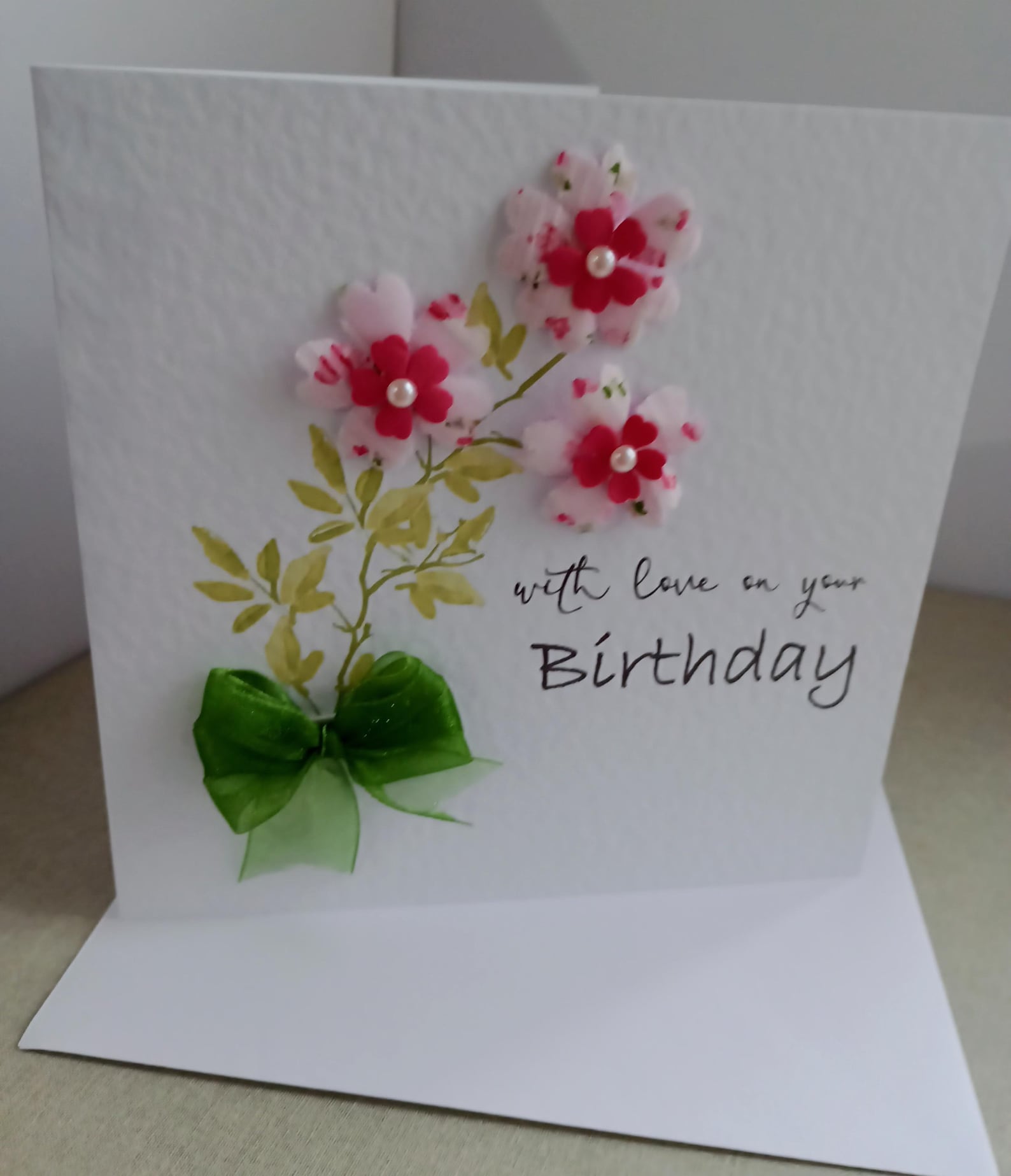 Handmade 3D Floral Birthday Card, Personalised UK Card - Etsy UK