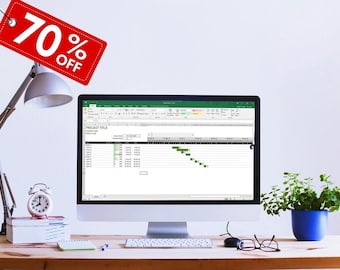 Sjabloon professioneel Gantt-diagram