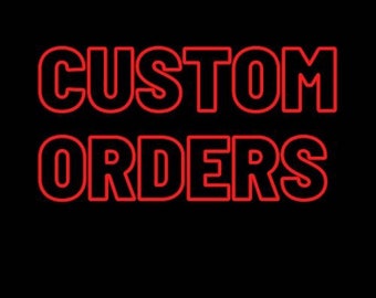 Please Kindly Place Your Orders Here.