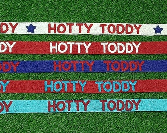 Handmade Beaded Purse Strap: Custom Crossbody Bag Strap HOTTY TODDY