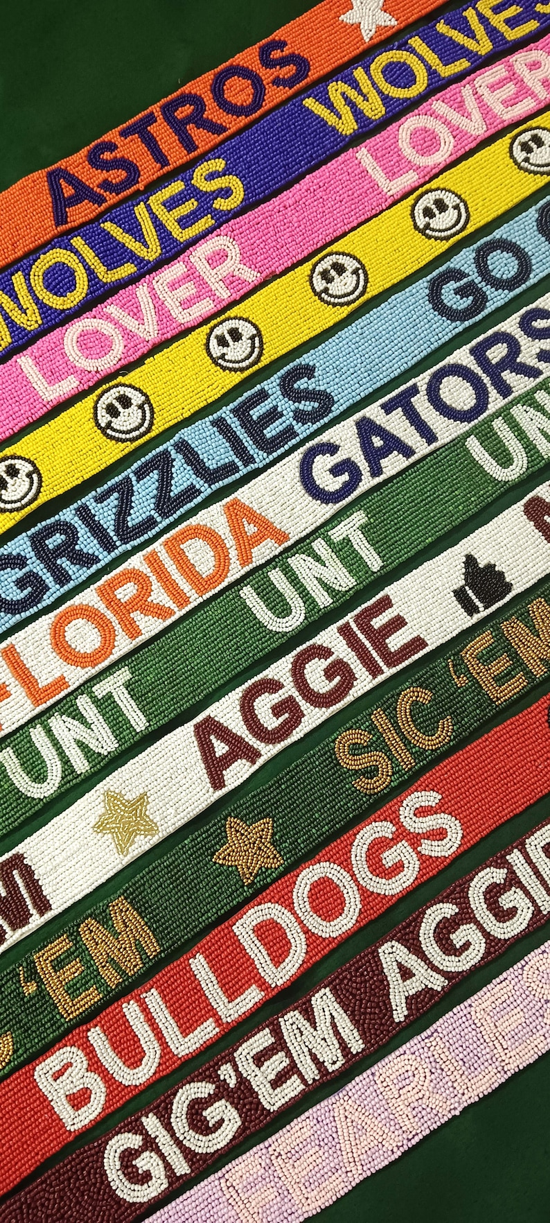 Handmade Beaded Purse Strap, Beaded Bag Strap, Customised Beaded Strap