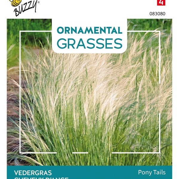 Buzzy Ornamental Grasses, Mexican Feather Grass 'Ponytails', 0.1 grammes