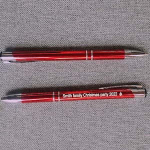 Engraving ballpoint pens bulk cheap  xmas christmas  party new year eve party family reunion gifts favors