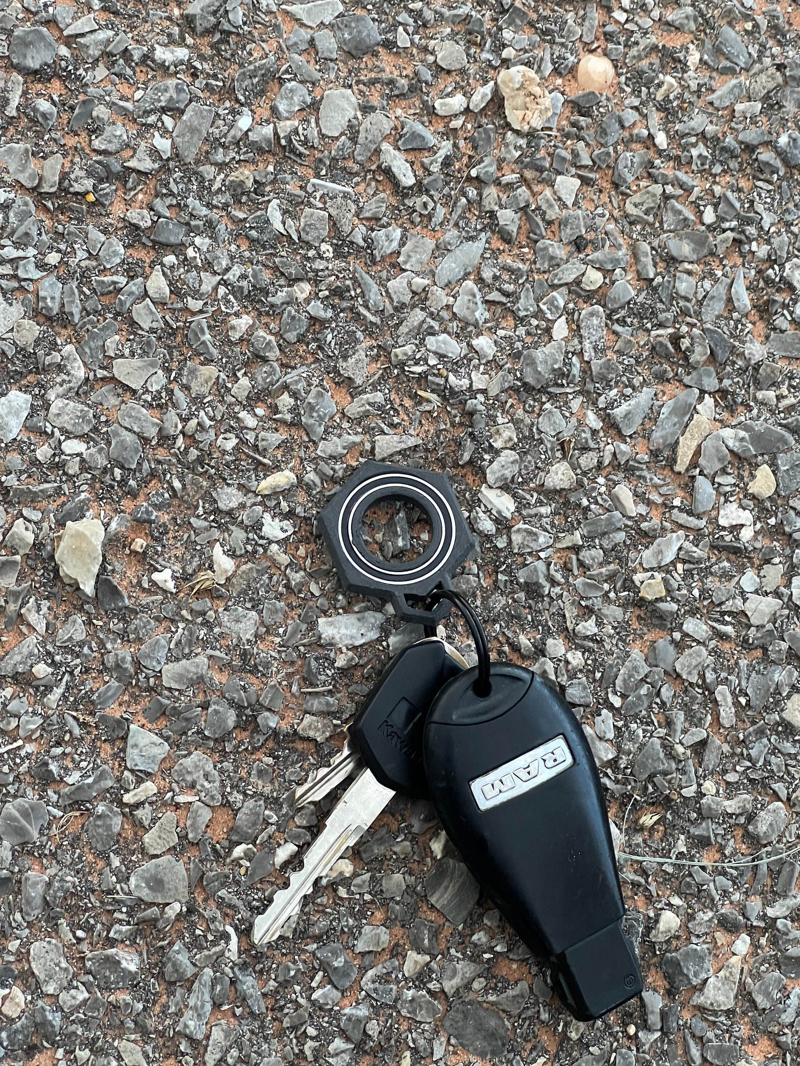 Keychain Spinner Fidget Carbon Fiber Keyring Toy Gift Etsy