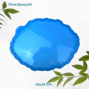 Stone Cut form Coaster Silicone Mold  32 x 24 cm - Depth 1 cm  High Quality Coaster Silicone Mold