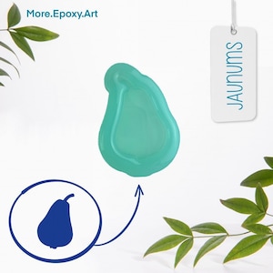 Pear  silicone mold European HIGH QUALITY Silicone mold for resin Jewelry silicone mold Craft casting mold
