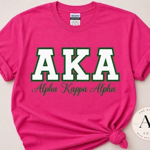 AKA T-Shirt, Alpha Kappa Alpha Shirt, Sorority Shirt, Gift, Greek T-Shirt, Gift