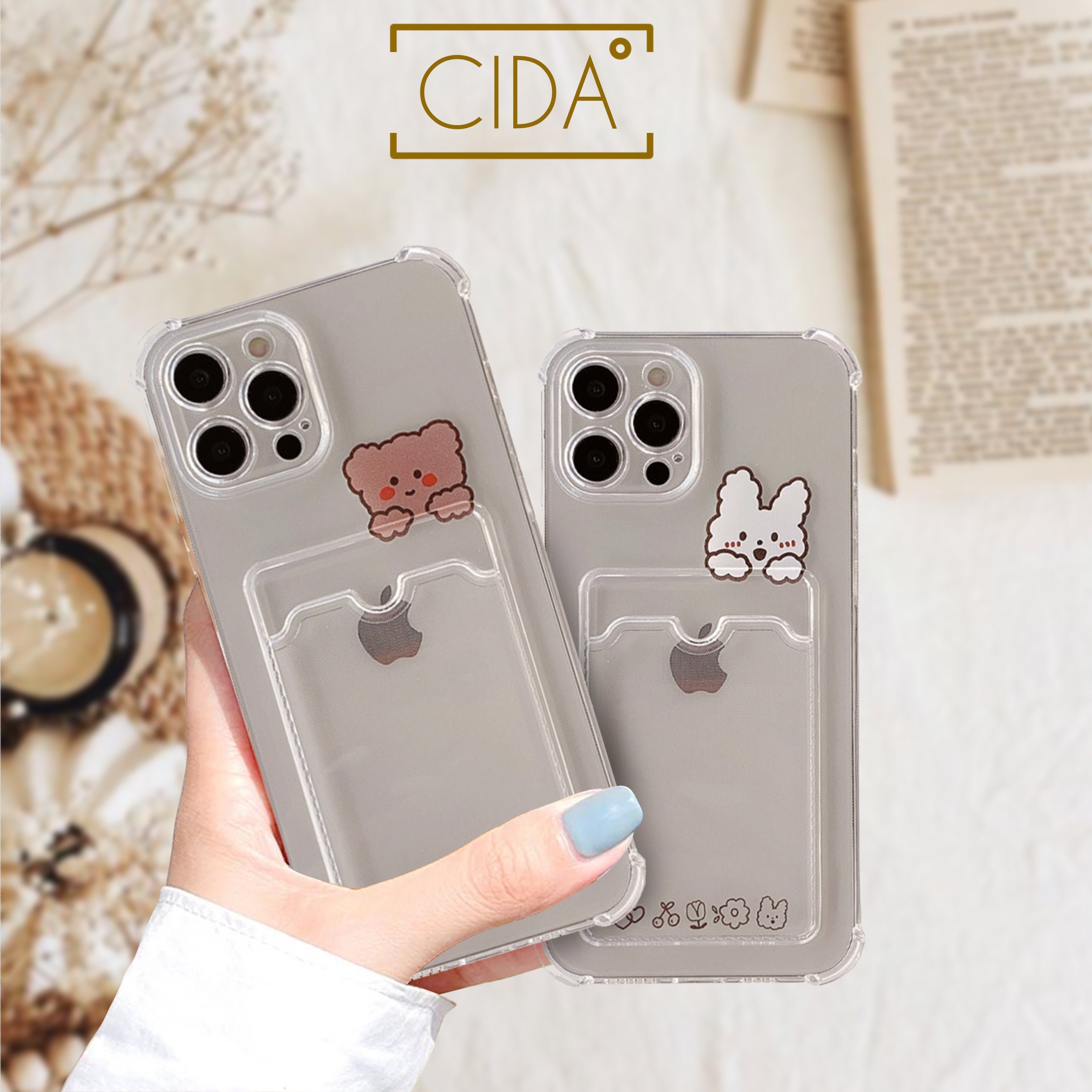 Iphone 15 cover with card holder Clearance