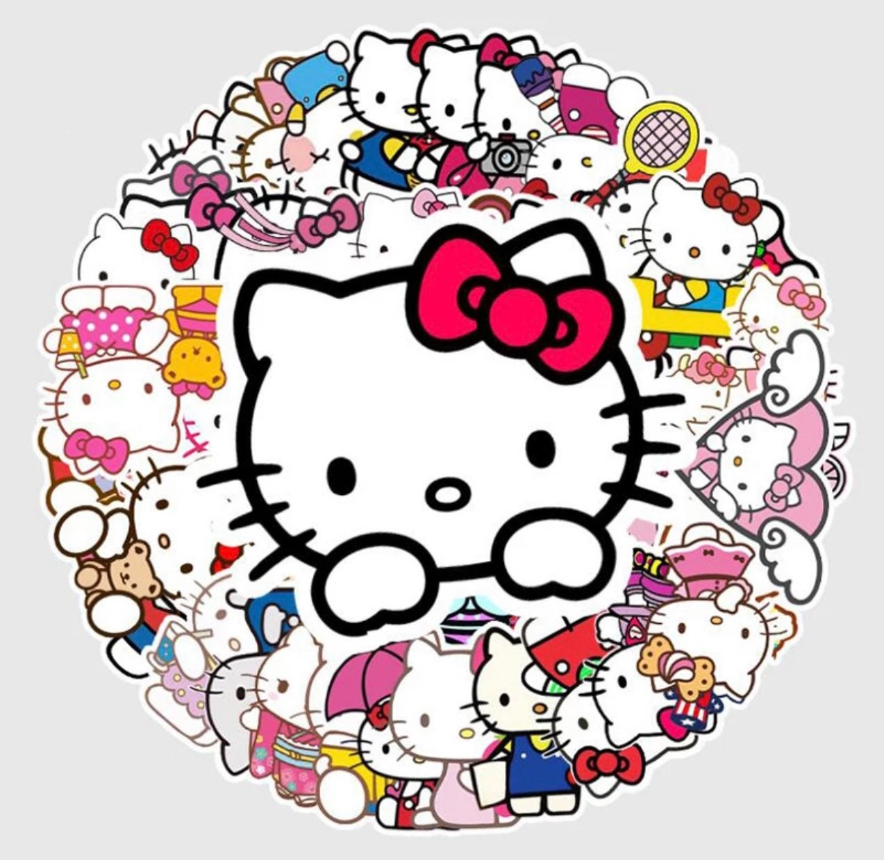 Hello Kitty Sticker Bomb