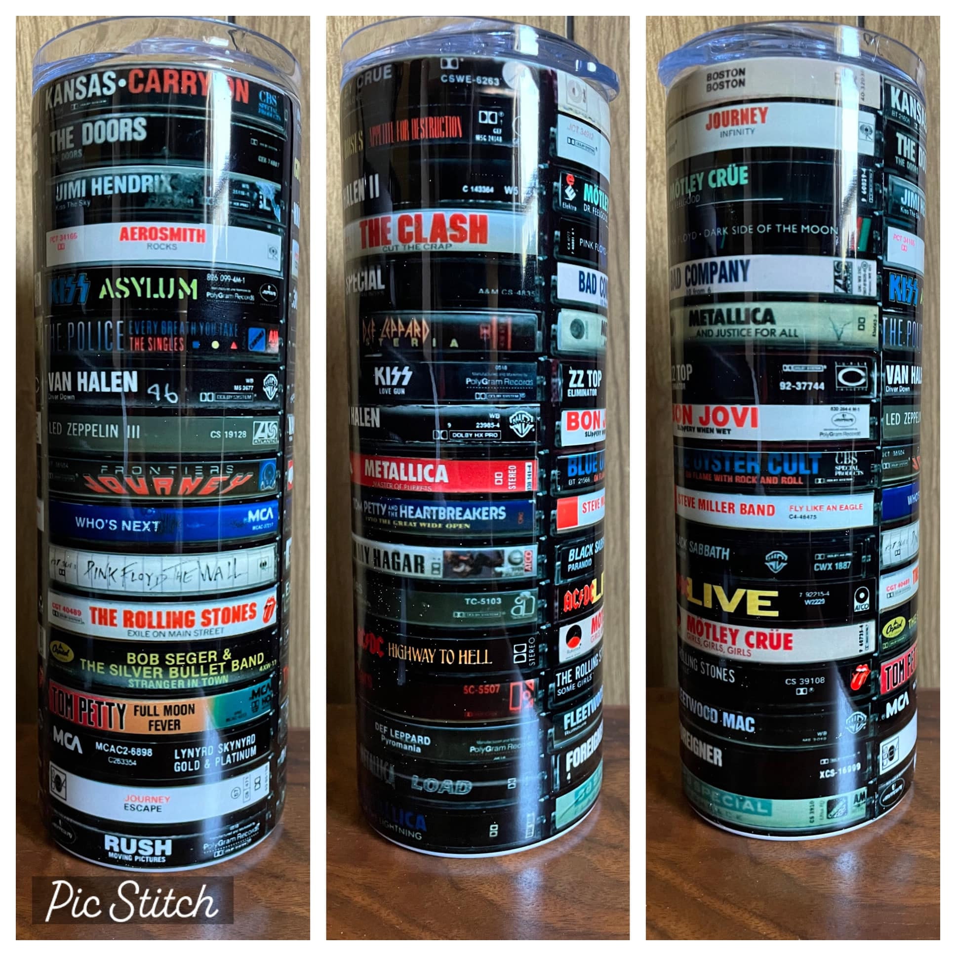 20 Oz. 80's Rock Cassette Tapes Tumbler Etsy