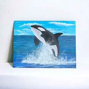 Original One Of A Kind Big Orca Painting