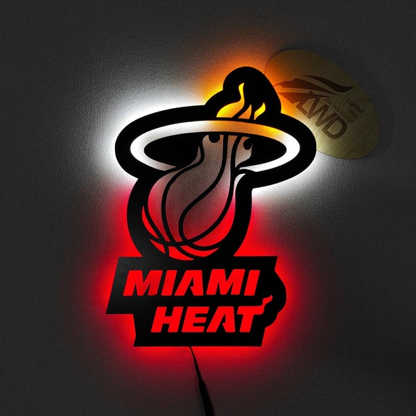 Miami Heat Art Etsy