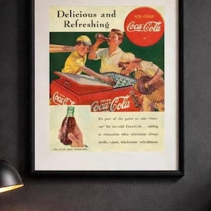 Coca Cola 1930s Ads - Etsy