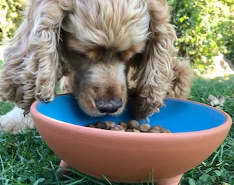 Ceramic cat & dog food bowl, Dog bowl, Pet Bowl, Pet Bowl Ceramic, Small Pet Bowls, Cat Gift, Dog Gift