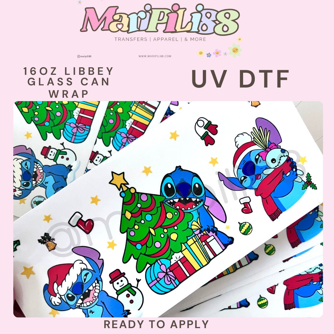 Lilo And Stitch - 16oz UV DTF Cup Wrap – Glitter Delight LLC