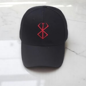 Berserk Anime Embroidered Hat, Anime Baseball Cap, Gift for Anime Lovers
