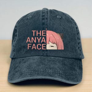 Spy X Family Anime Baseball Cap, Anime Inspired Hat, Anime Cosplay for Her, Gift for Anime Fans