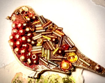 Broche Robin