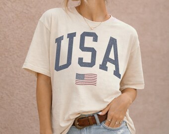 Retro USA Shirt: Patriotic Graphic Tee, USA 250th Anniversary Shirt, 4th of July T-Shirt