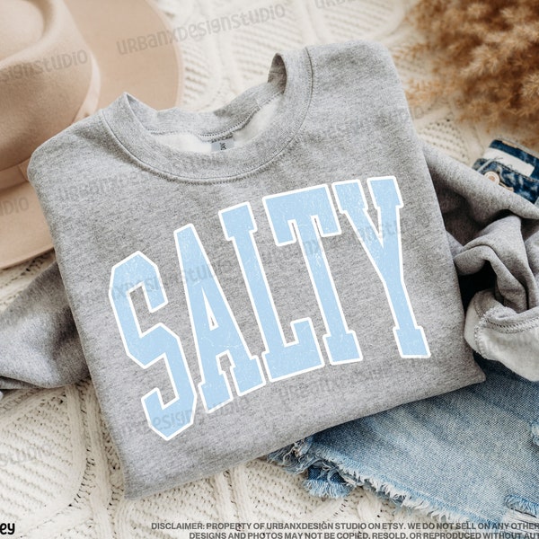 Cute Salty Sweatshirt, Salty Hoodie, Cute Beach Sweatshirt, Cute Beach Hoodie, Cute Summer Sweatshirt, Cute Summer Hoodie, Beachy Sweatshirt