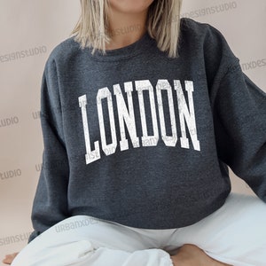 London Sweatshirt | London Crewneck | London England Sweatshirt | Trendy Sweatshirt | Vintage Sweatshirt | Oversized Sweatshirt