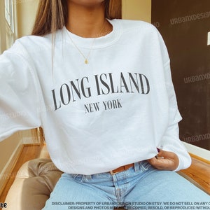 Long Island Sweatshirt: New York Crewneck, Travel Shirt for Men and Women image 4
