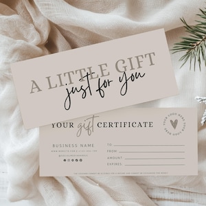 Verwijs een vriendkaartsjabloon, bewerkbare cadeaubon, afdrukbare verwijzingskortingskaart, verwijzingskaart voor klanten, kortingsbon, klein bedrijf