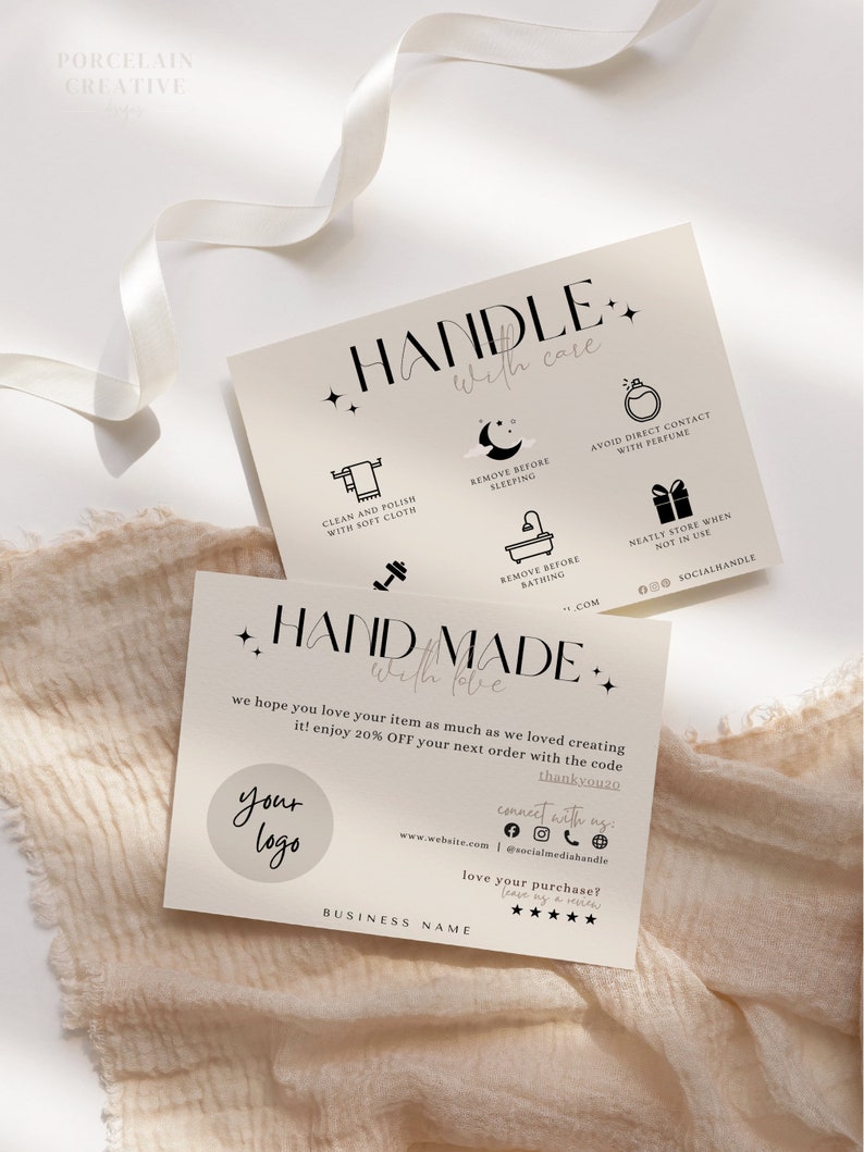 200pcs Jewelry Care Instruction Cards - 3.5 X 2 Inch Insert Cards For Packaging, Cleaning Directions