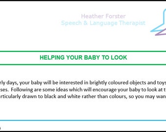 Speech &amp; Language Therapy Activity Sheets to Help Your Child: - Etsy