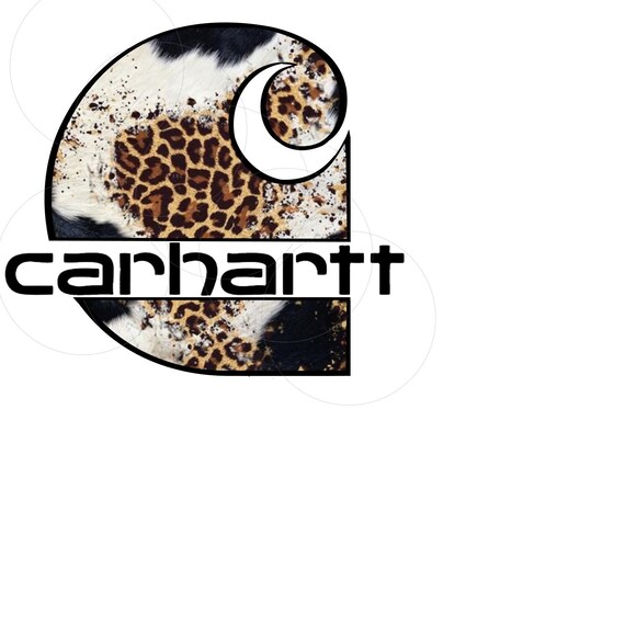 Cowhide Carhartt Leopard Print Digital Download Svg Etsy