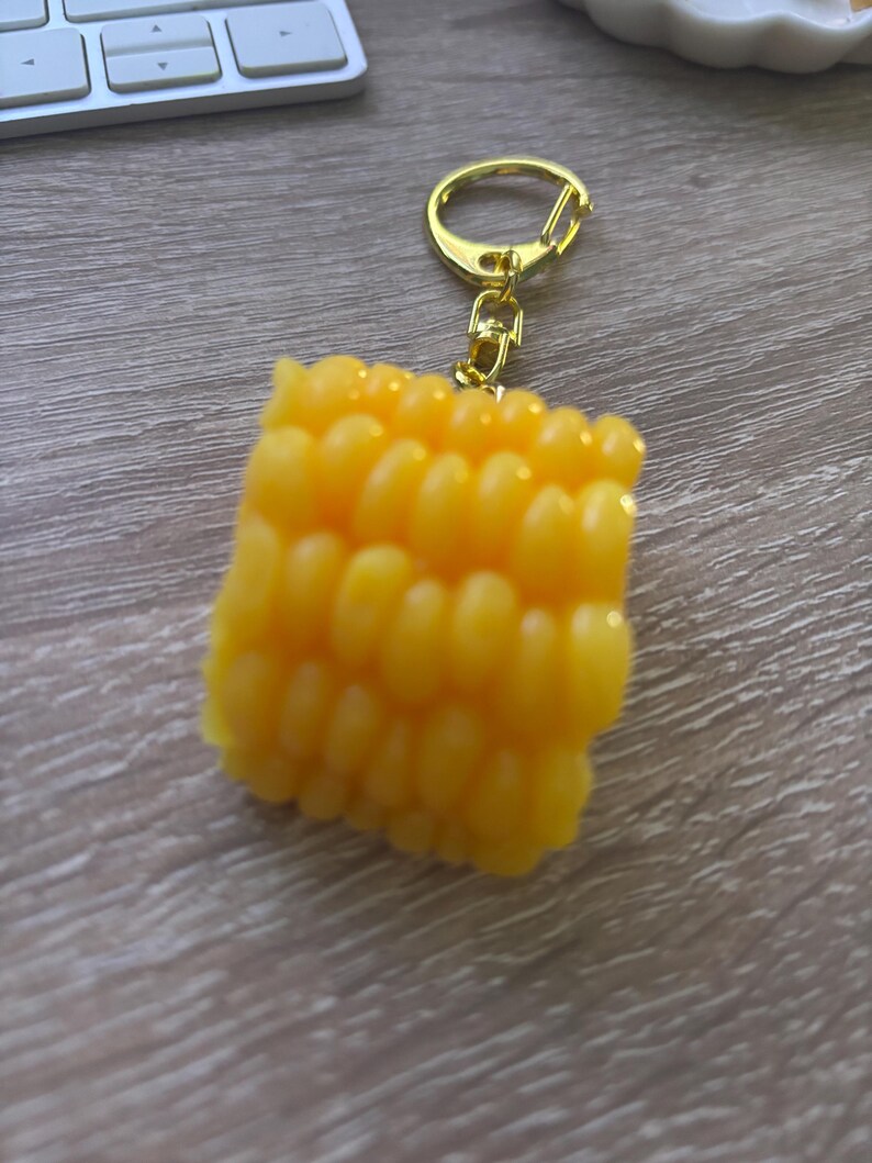 Corn Keychain, Handmade Japanese Fake Food Charm, Realistic - Etsy