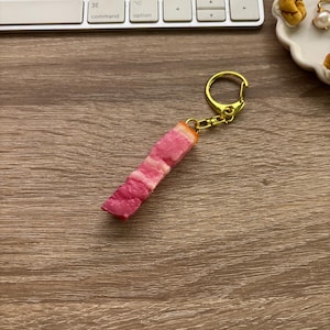 Bacon Keychain Block , BBQ ribs keychain,Texas gift,Tennessee gift,Missouri gift,Georgia gift,South Carolina gift,St. Louis gift
