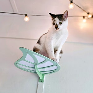 Large Cat Wall Step Leaf, Pet Wall Furniture, Pet Steps, Cat Perch