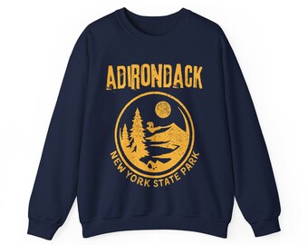 Adirondack State Park New York Unisex Heavy Blend Crewneck Sweatshirt