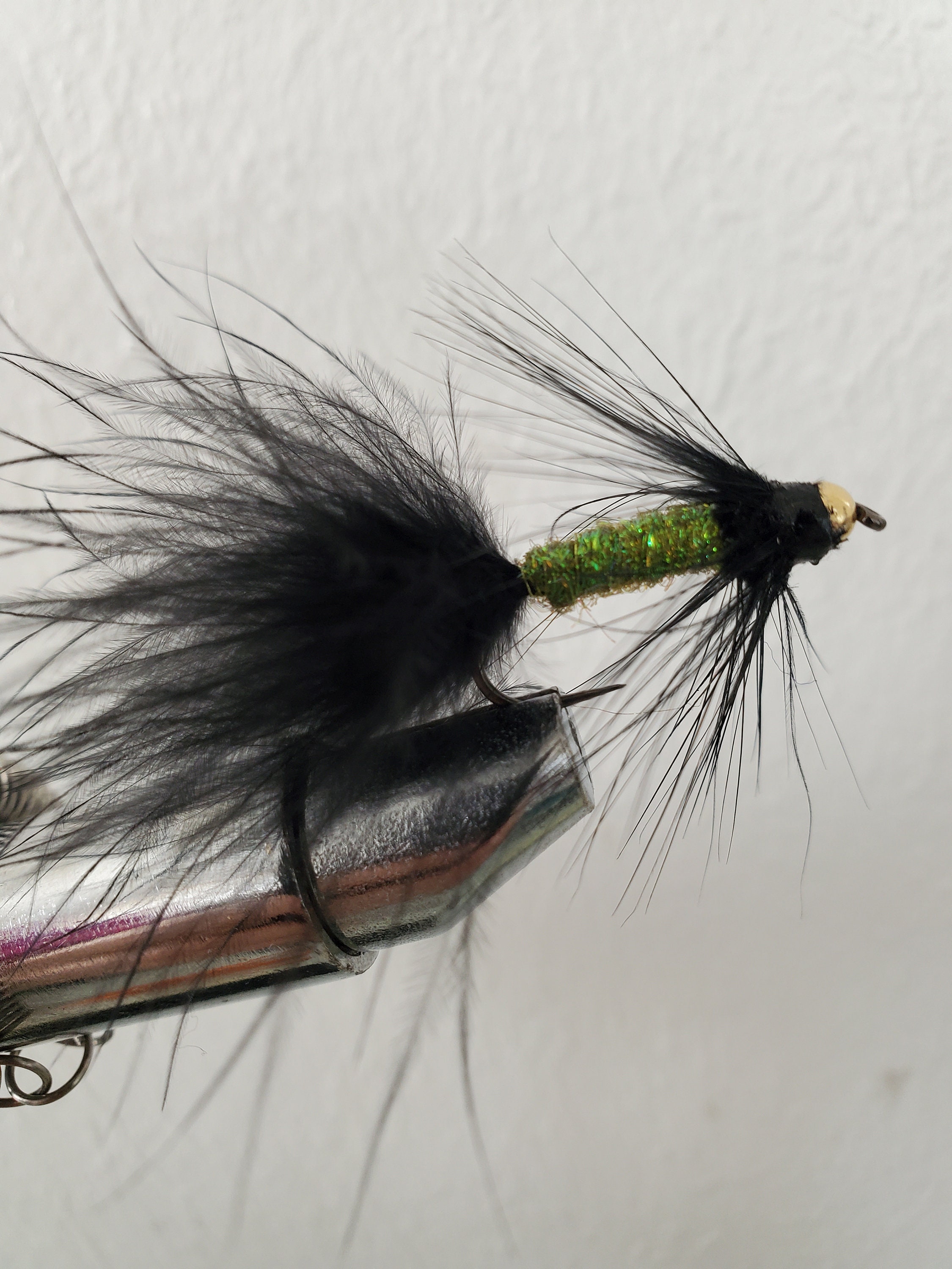 Black Tungsten Bead Head Woolly Bugger - Adrenalin Flies