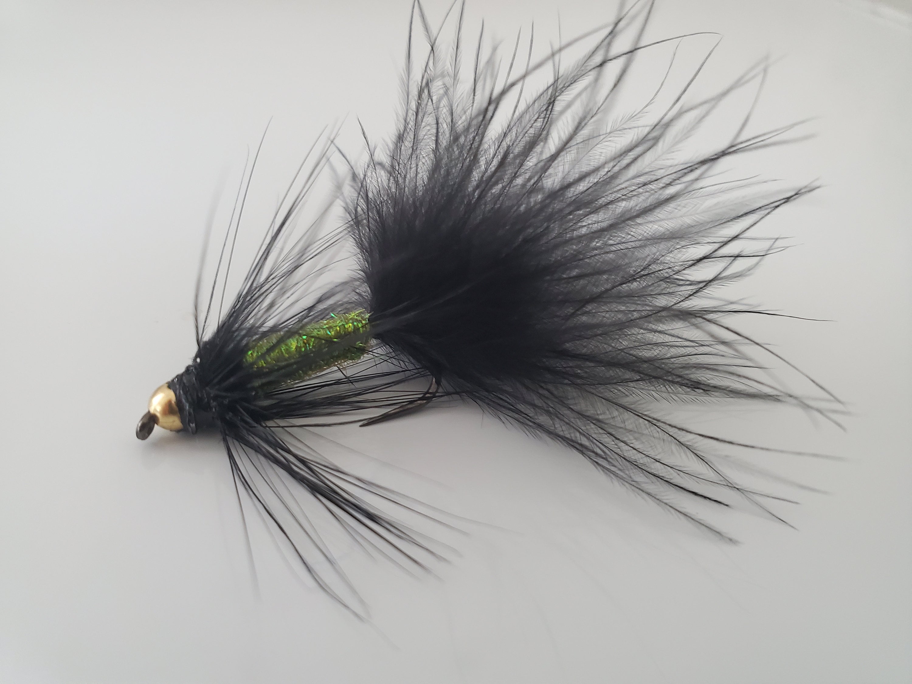 Black Tungsten Bead Head Woolly Bugger - Adrenalin Flies