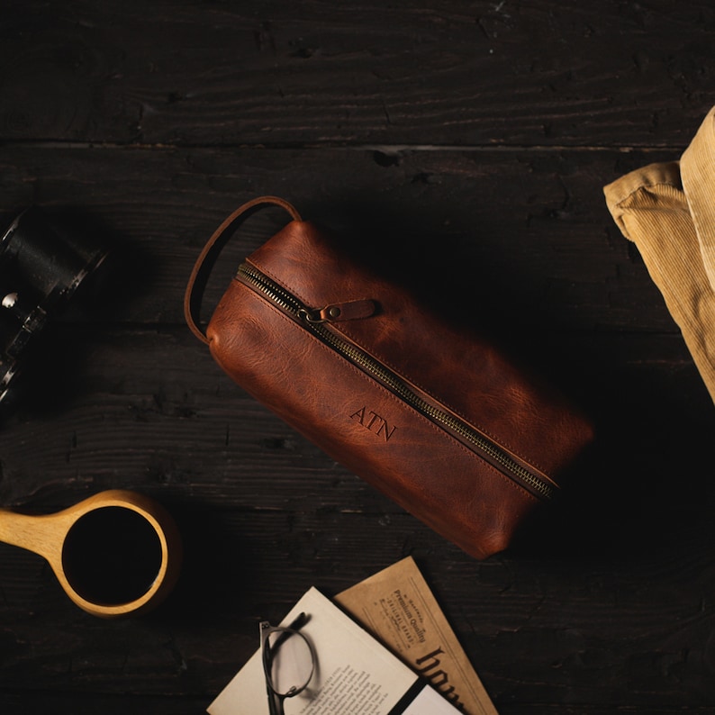 Leather Dopp Kit