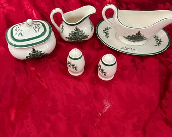 Spode Christmas Tree  Serving Pieces  China
