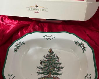 Spode Christmas Holiday Serving Bowls Set of 2