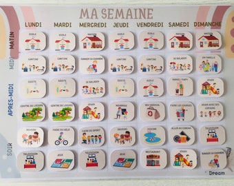 Semainier - Planning Enfant Grand Format